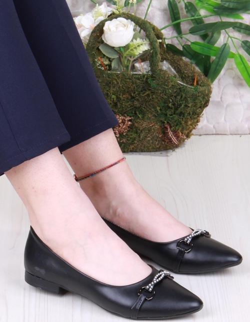 01-626 Soft Toka Detaylı Rahat Kadın Babet