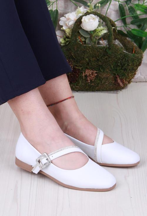 01-624 Soft Toka Detaylı Rahat Kadın Babet