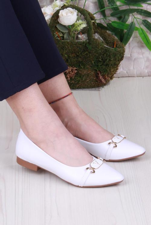 01-627 Soft Toka Detaylı Rahat Kadın Babet