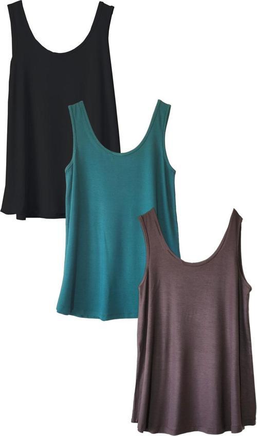 3 Adet A Kesim Pamuklu Kalın Askılı Atlet Tişört