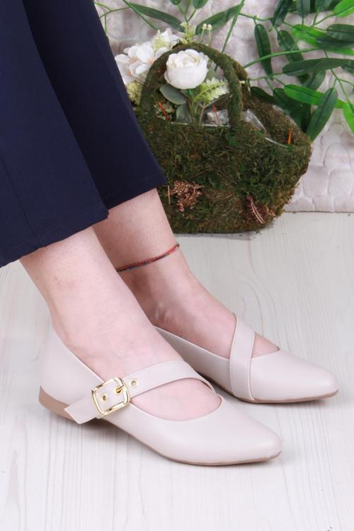 01-622 Soft Toka Detaylı Rahat Kadın Babet