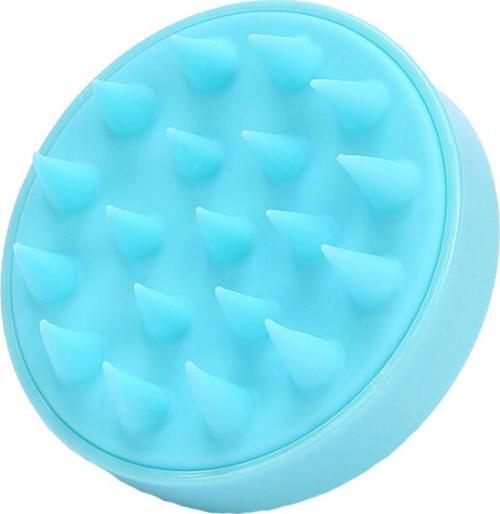 Banyo Keyfi için Şampuan Hazneli Saç yıkama Silikon Masajlı Duş Fırçası Aleti
