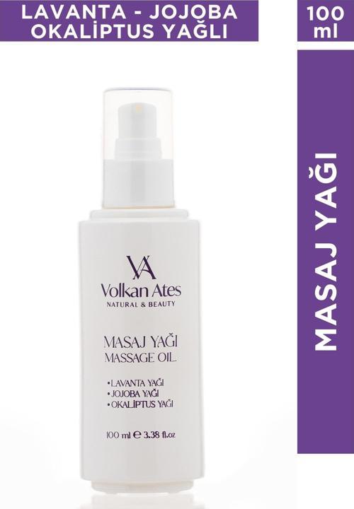 Lavanta & Jojoba & Okaliptus Masaj Yağı Cam Şişe 100 ML