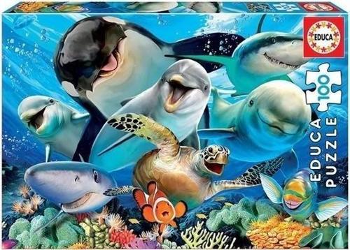 100 Parça Puzzle Underwater Selfıe 18062
