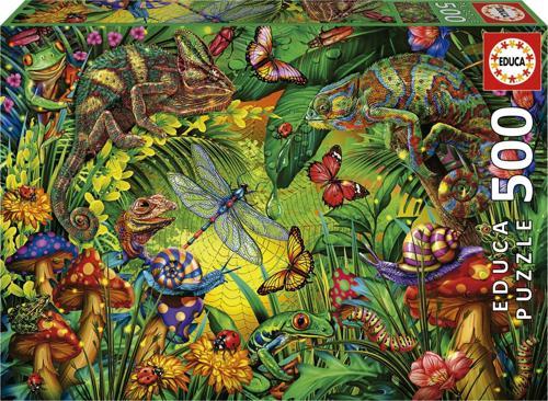 500 Parça Renkli Orman Puzzle - 19551 - Colourful Forest