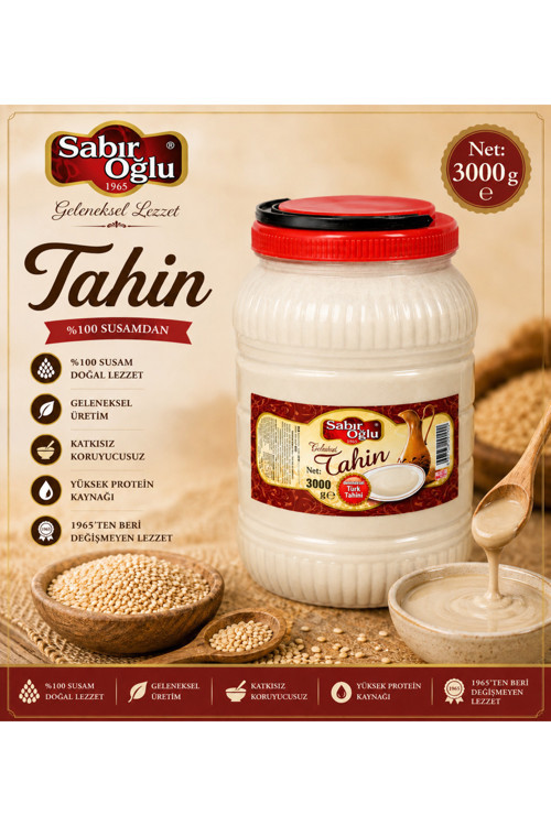 BEYAZ TAHİN NET 3000 GR