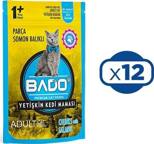 Yaş Kedi Maması Somonlu 85 gr x 12 Adet