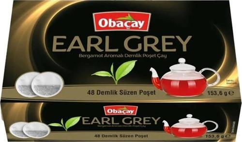 Earl Grey Bergamot Aromalı Demlik Poşet Çay (48x3,2 gr.)