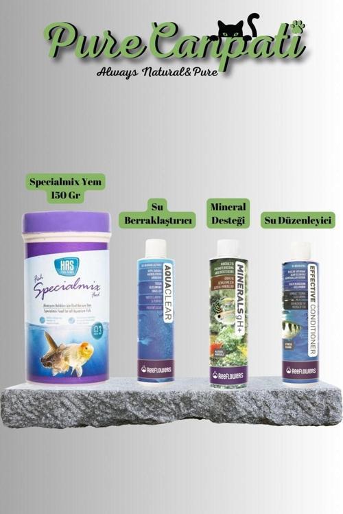 Specialmix Balık Yemi 150 gr ve Su Düzenleyici Seti