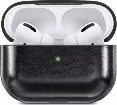 Apple Airpods Pro Kılıf Suni Deri Kancalı Silikon SF9