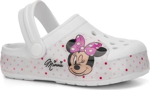 Minnie Mouse Baskılı Kız Çocuk Kaymaz Taban Terlik Havuz Plaj Sandaleti