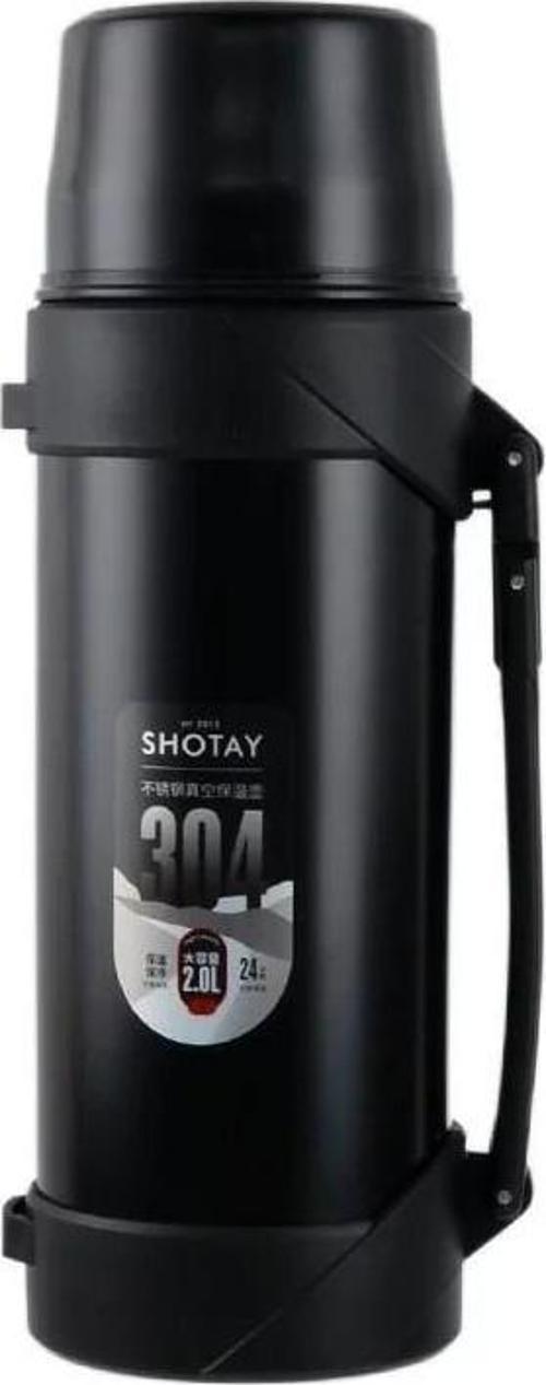 Çelik Termos 2000Ml Siyah