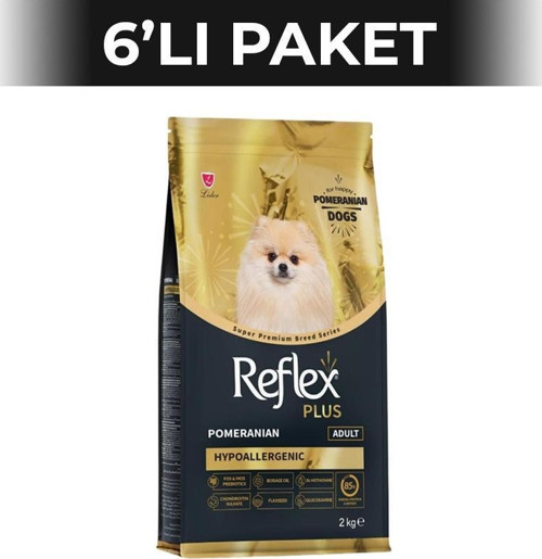 Pomeranian Hypoallergenic Tavuklu Yetişkin Köpek Maması 2 kg 6 Adet