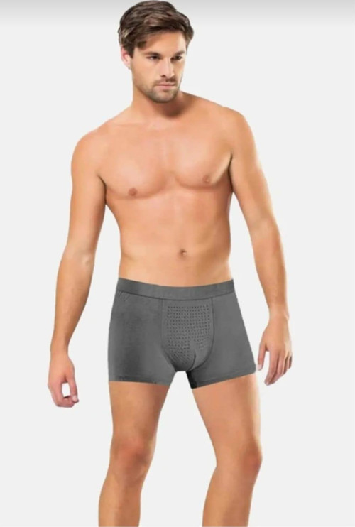 1284 ERKEK NEFES ALAN BAMBU BOXER TEKLİ