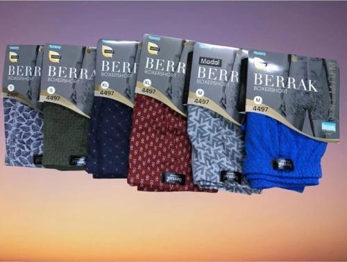 4497 ERKEK MODAL DESENLİ BOXER 6 ADET