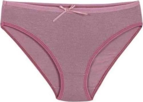 3909 KADIN BAMBU LİKRALI BİKİNİ KÜLOT 6 ADET