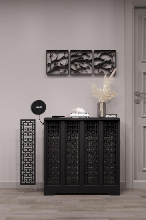 Ahşap Petek Kaplama Dresuar 76 Cm, Kalorifer Kapama