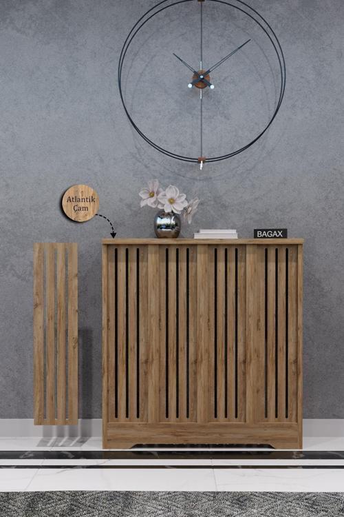 Efes Model, Çam Renk, 76 Cm Petek Kaplama, Dresuar