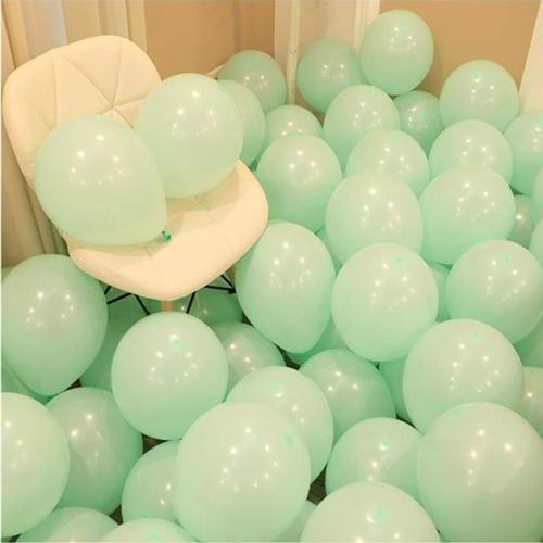 Makaron Balon 12" inç  YEŞİL  Renk 10 Adet