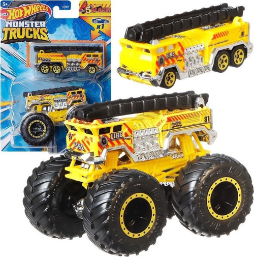 Monster Trucks ve Araba Seti 1:64 Arabalar 5 Alarm GRH81-HWN39
