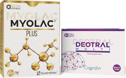 Myolac Plus 60 Saşe & Deotral Multi 30 Saşe, Takviye Edici Gıda