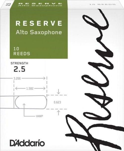 D\'Addario Woodwinds Reserve DJR1025 Alto Saksafon Kamışı No:2.5