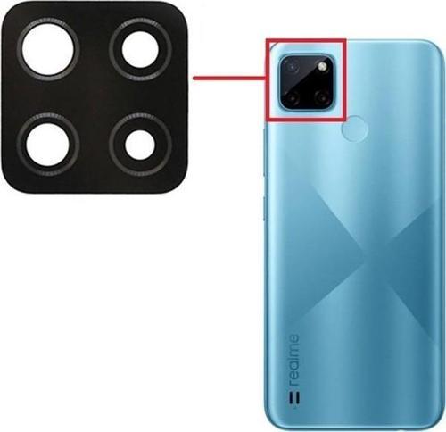 Realme C21Y Uyumlu Kamera Camı