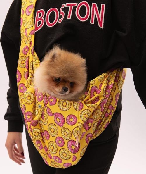 Donut Crossbody Küçük Irk Köpek Çapraz Taşıma Çantası
