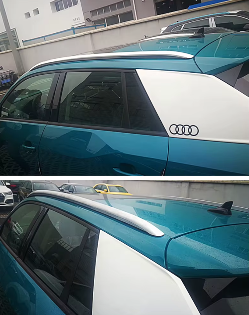 Audi Q2 2018 2022 Tavan Çıtası Oem Krom Silver 