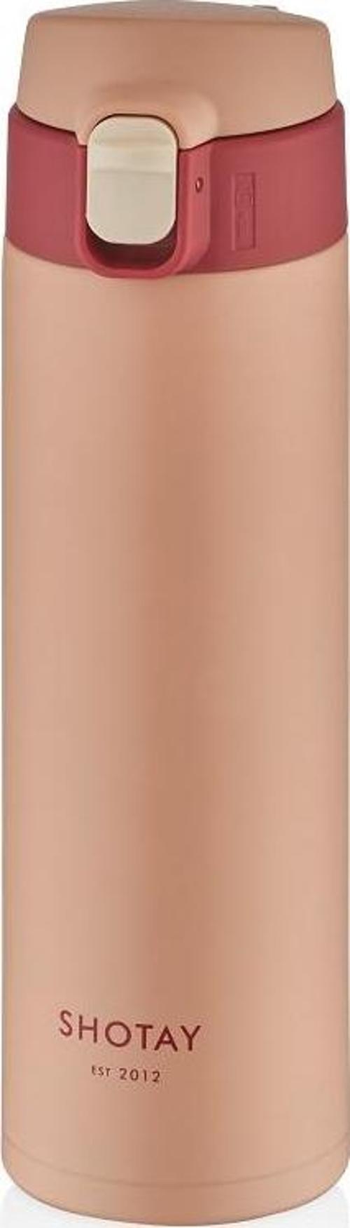 ST-8014 450ml Pembe Çelik Termos