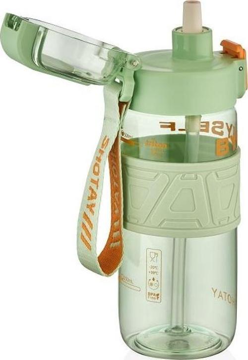 ST-7223 600ml Yeşil Pipetli Tritan Matara