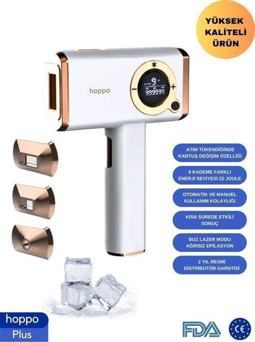 Ipl Buz Lazer Epilasyon Cihazı Plus 999.999 Flas Atım