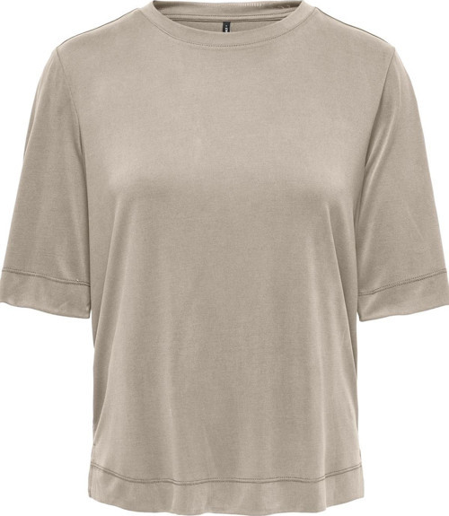 Onlhannah S/S O-Neck Top Jrs Taş 15348760