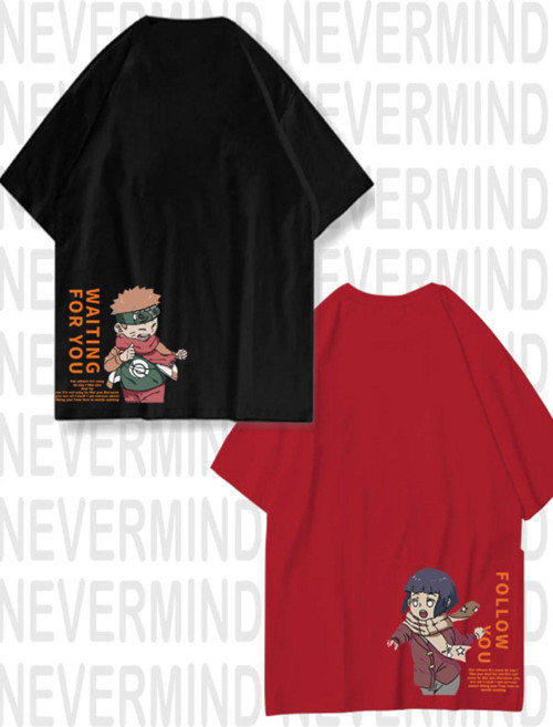Nevermınd Waiting For You / Follow You – Anime Temalı Unisex Çift Tişörtü