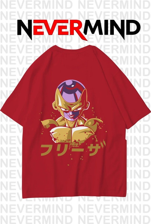 Nevermınd Dragon Ball Z Frieza Baskılı Oversize T-Shirt - Anime Ve Manga Tutkunlarına Özel