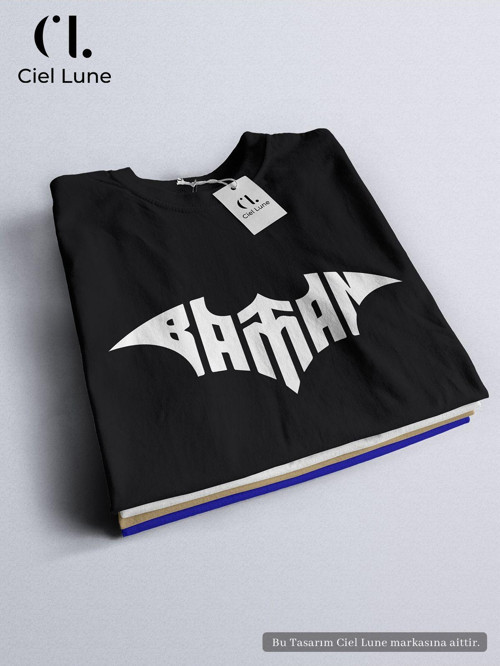 Nevermınd Unisex Batman Özel Tasarım - Oversize T-Shirt
