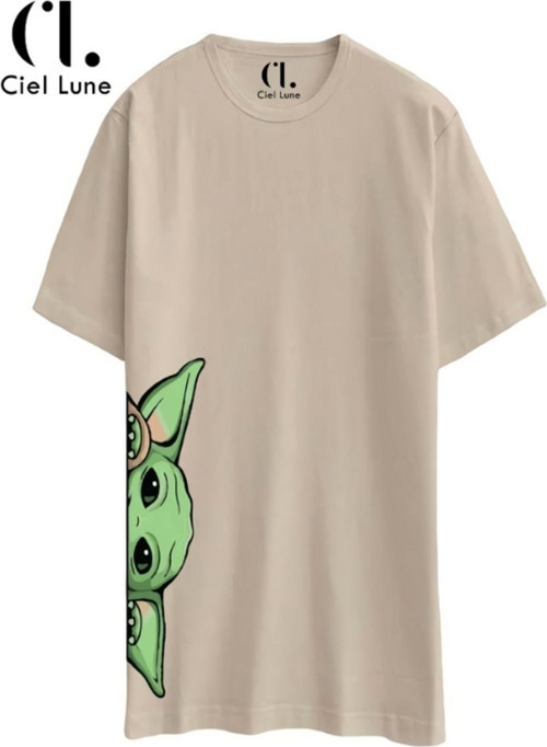 Nevermınd Unisex Baby Yoda - Oversize T-Shirt