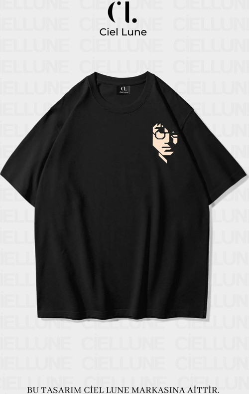 Nevermınd Unisex Kadın Erkek Harry Poter Baskılı Özel Tasarım Oversize T-Shirt