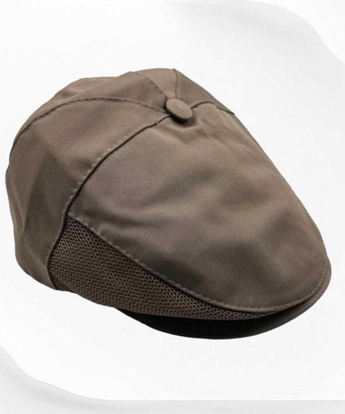 Erkek Fileli Düğmeli Yazlık Yöresel Kasket Şapka Kahverengi 58 CM