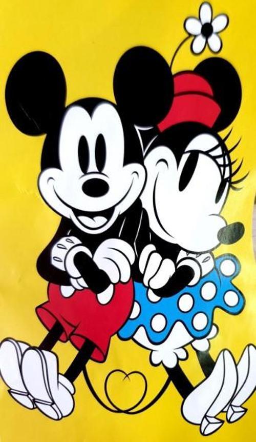 MİNNİE MOUSE BASKILI MASA VE ÇOCUK OYUN ÖRTÜSÜ (150*180 cm)