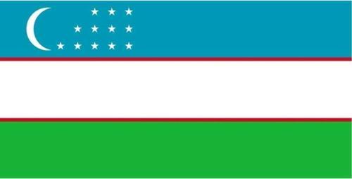 Özbekistan Bayrağı 30X45 Cm.