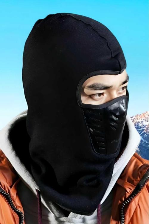 Unisex Rüzgar Geçirmez İçi Termal Polar Kayak Maskesi Bisikletçi Maskesi Motorcu Maskesi
