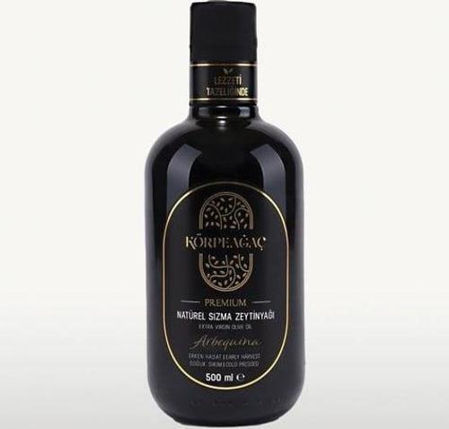 Arbeqina Erken Hasat Premium Soğuk Sıkım Natürel Sızma Zeytinyağı - 500Ml
