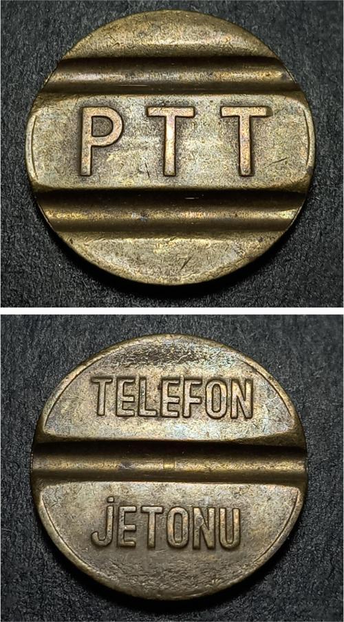 39963680d41703cbf1 PTT Telefon Jetonu Küçük Boy 1 ADET Gönderilcektir