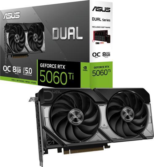 Dual GeForce RTX 5060 Ti OC 8GB GDDR7 128Bit HDMI/DP Ekran Kartı