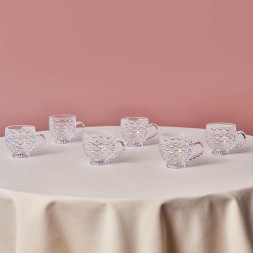 Beril 6 Kişilik Cam Çay Fincan Takımı180 Ml