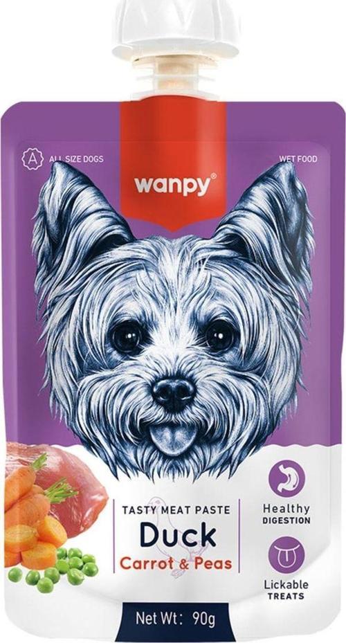 Taze Ördekli & Havuçlu Köpek Et Ezmesi 90 gr. x 10 Adet