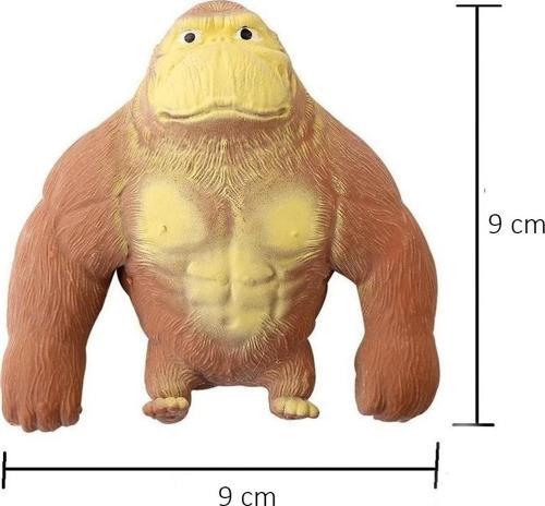 Squishy Goril Stres Önleyici Gorilla 9 cm Sukuşi Maymun - Kahverengi