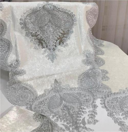 Gri Kadife 5 Parça Salon Takımı
