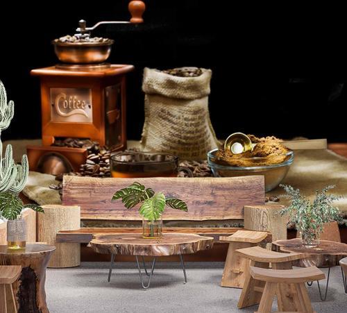 Cafe Duvar Kağıdı Baskı